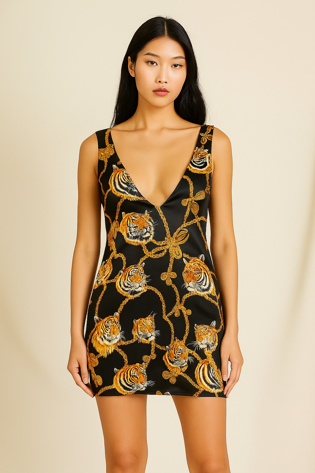 Silk Black Dress